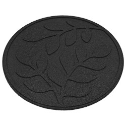 Pierre de marchage 6 pcs Noir Ø 44 x 2 cm Caoutchouc 544194544194