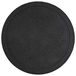 Pierre de marchage 6 pcs Noir Ø 44 x 2 cm Caoutchouc 544194544194