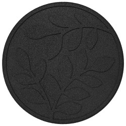 Pierre de marchage 6 pcs Noir Ø 44 x 2 cm Caoutchouc 544194544194