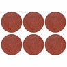 Pierre de marchage 6 pcs Rouge Ø 44 x 2 cm Caoutchouc 544195544195