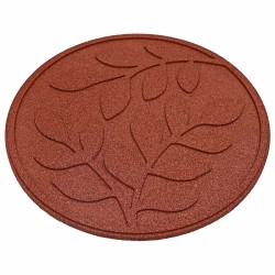 Pierre de marchage 6 pcs Rouge Ø 44 x 2 cm Caoutchouc 544195544195