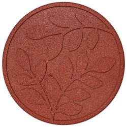 Pierre de marchage 6 pcs Rouge Ø 44 x 2 cm Caoutchouc 544195544195