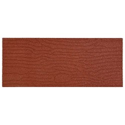 Pierre de marchage 6 pcs Rouge 60,5 x 25 x 2 cm Caoutchouc 544196544196