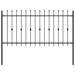 Clôture à Pointe Asten Noir 200 x 150 cm Acier enduit de poudre 544201544201