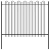 Clôture en arc à pointe Dronten Noir 200 x 200 cm 544203544203