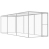 Cage pour chat 4,5x1,5x1,5 m Acier galvanisé 544204544204