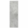 Support pour plantes gris béton 33x33x100 cm bois d'ingénierie 544206544206