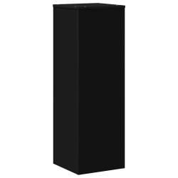 Support pour plantes noir 33x33x100 cm bois d'ingénierie 544207544207