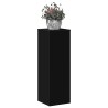 Support pour plantes noir 33x33x100 cm bois d'ingénierie 544207544207