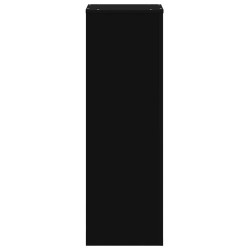 Support pour plantes noir 33x33x100 cm bois d'ingénierie 544207544207