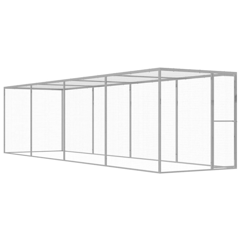 Cage pour chat 6x1,5x1,5 m Acier galvanisé 544211544211