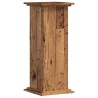 Support pour plantes vieux bois 33x33x80 cm bois d'ingénierie 544215544215