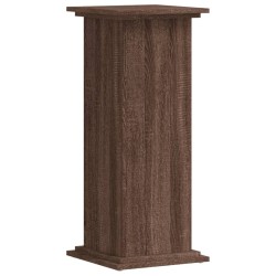 Support pour plantes chêne marron 33x33x80 cm bois d'ingénierie 544216544216