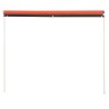 Auvent rétractable 400x150 cm Orange et marron 544228544228