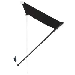 Auvent rétractable avec LED 150x150 cm Anthracite 544230544230