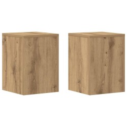 Supports pour plantes 2 pcs chêne artisanal bois d'ingénierie 544247544247
