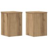 Supports pour plantes 2 pcs chêne artisanal bois d'ingénierie 544259544259