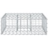 Lit surélevé gabion Argenté 60 x 60 x 20 cm Acier galvanisé 544268544268