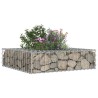 Lit surélevé gabion Argenté 80 x 80 x 20 cm Acier galvanisé 544270544270