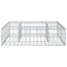 Lit surélevé gabion Argenté 80 x 80 x 20 cm Acier galvanisé 544270544270
