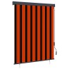 Store roulant d'extérieur 140x250 cm Orange et marron 544282544282