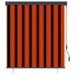 Store roulant d'extérieur 140x250 cm Orange et marron 544282544282