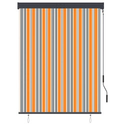 Store roulant d'extérieur 120x250 cm Jaune et bleu 544288544288