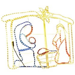 Décoration de la crèche de Noël 240 LED 116x41x87 cm 544292544292