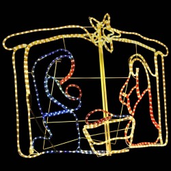 Décoration de la crèche de Noël 240 LED 116x41x87 cm 544292544292