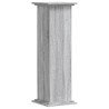 Support pour plantes sonoma gris 33x33x100 cm bois d'ingénierie 544307544307