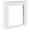 Cadre de cheminée blanc 100x20x100 cm bois d'ingénierie 544315544315