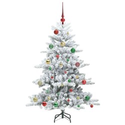 Sapin de Noël Artificiel à Branches Articulées Blanc 150 cm 544350544350