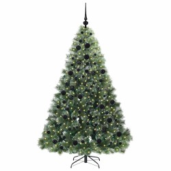 Sapin de Noël artificiel avec 300 LED Vert 180 cm PE et PVC 544366544366