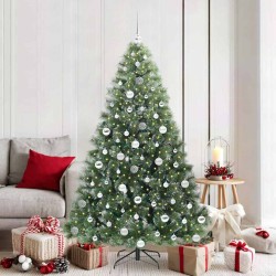 Sapin de Noël artificiel avec 300 LED Vert 180 cm PE et PVC 544368544368