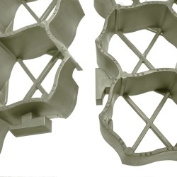 Grilles d'herbe 16 pcs vert 60x40x3 cm plastique 544379544379