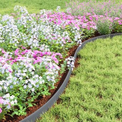 Bordures de pelouse Gris 4000 x 4 x 5 cm Plastique 544390544390