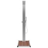 Douche d'extérieur avec receveur de douche WPC Acier inoxydable 544396544396