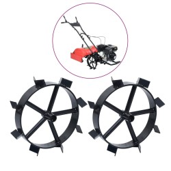 Roues métalliques pour cultivateur à essence 6,5 ch 2 pcs 544399544399