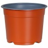 Pot à fleurs rond 200 pcs Terre cuite Ø 15 x 12,5 cm Plastique 544402544402