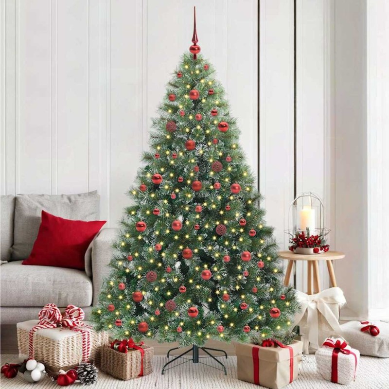 Sapin de Noël artificiel avec 300 LED Vert 180 cm PE et PVC 544406544406
