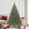 Sapin de Noël artificiel avec 300 LED Vert 180 cm PE et PVC 544406544406