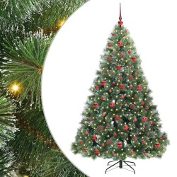 Sapin de Noël artificiel avec 300 LED Vert 180 cm PE et PVC 544406544406