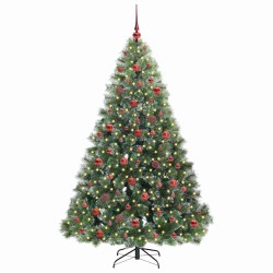 Sapin de Noël artificiel avec 300 LED Vert 180 cm PE et PVC 544406544406