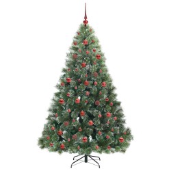 Sapin de Noël artificiel avec 300 LED Vert 180 cm PE et PVC 544406544406