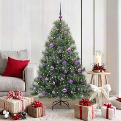 Sapin de Noël artificiel avec 150 LED Vert 150 cm PE et PVC 544423544423