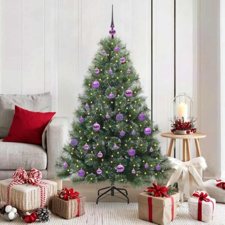 Sapin de Noël artificiel avec 150 LED Vert 150 cm PE et PVC 544423544423
