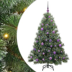 Sapin de Noël artificiel avec 150 LED Vert 150 cm PE et PVC 544423544423