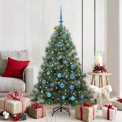 Sapin de Noël artificiel avec 150 LED Vert 150 cm PE et PVC 544424544424