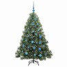 Sapin de Noël artificiel avec 150 LED Vert 150 cm PE et PVC 544424544424