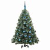 Sapin de Noël artificiel avec 150 LED Vert 150 cm PE et PVC 544424544424